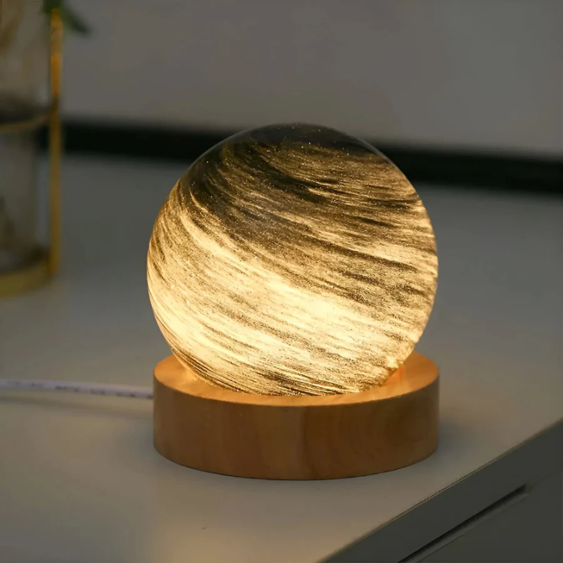 LUMINAIRE – Enchanting 3D Mini-Planet Lamp