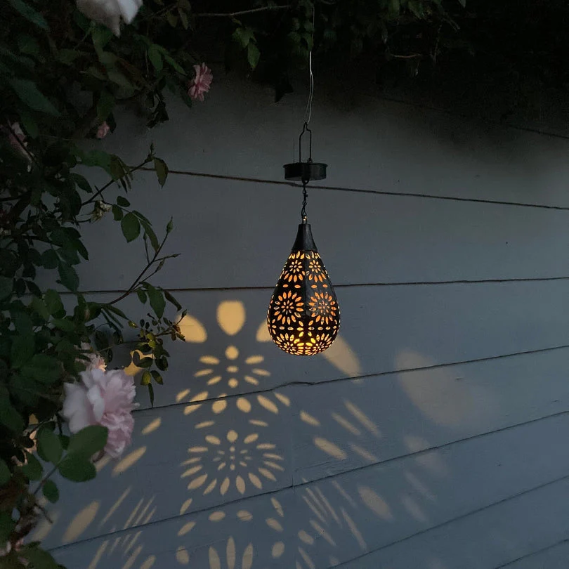 SOLARA – Elegant Solar-Powered Hanging Light