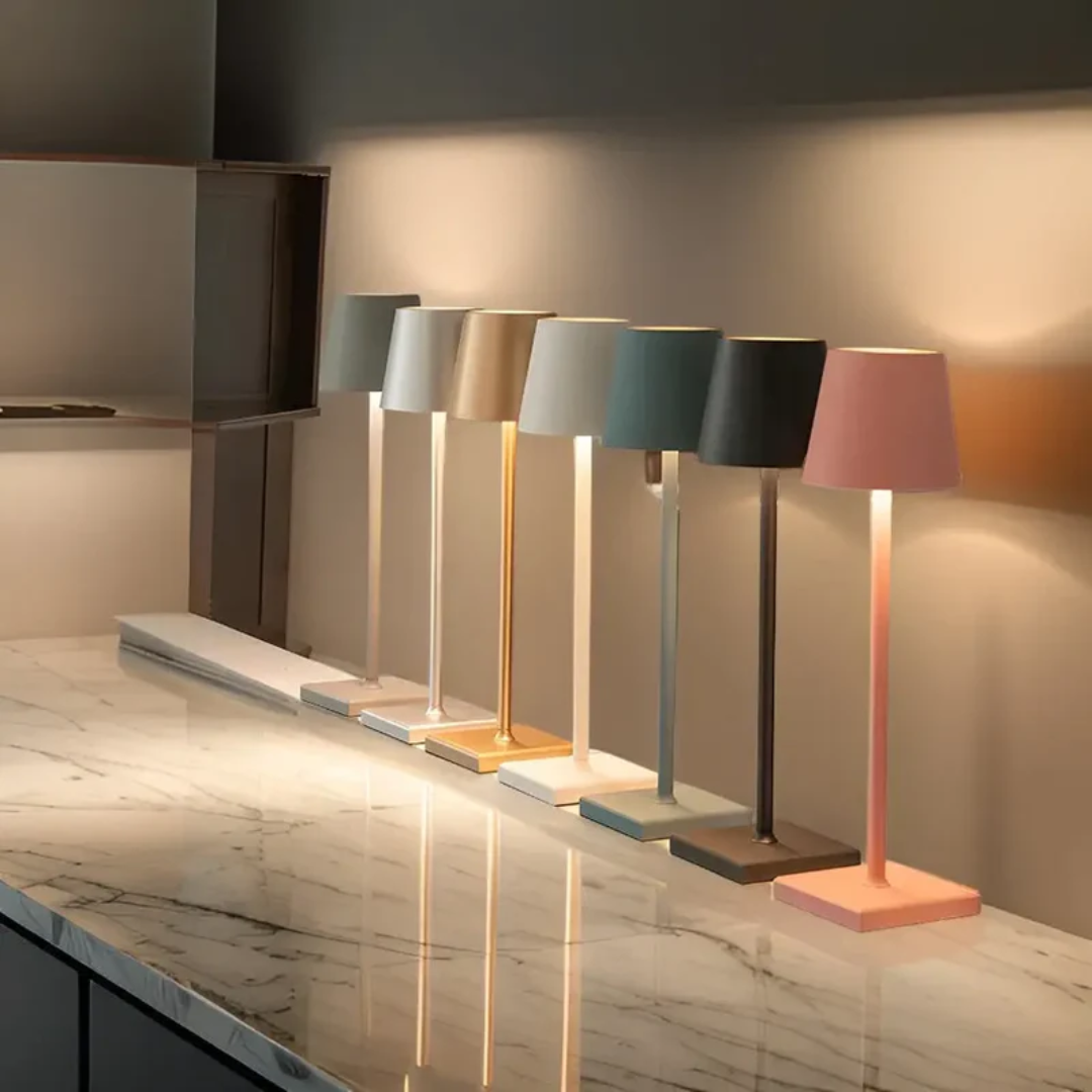 LUMINAIRE – Elegant Wireless Rechargeable Table Lamp