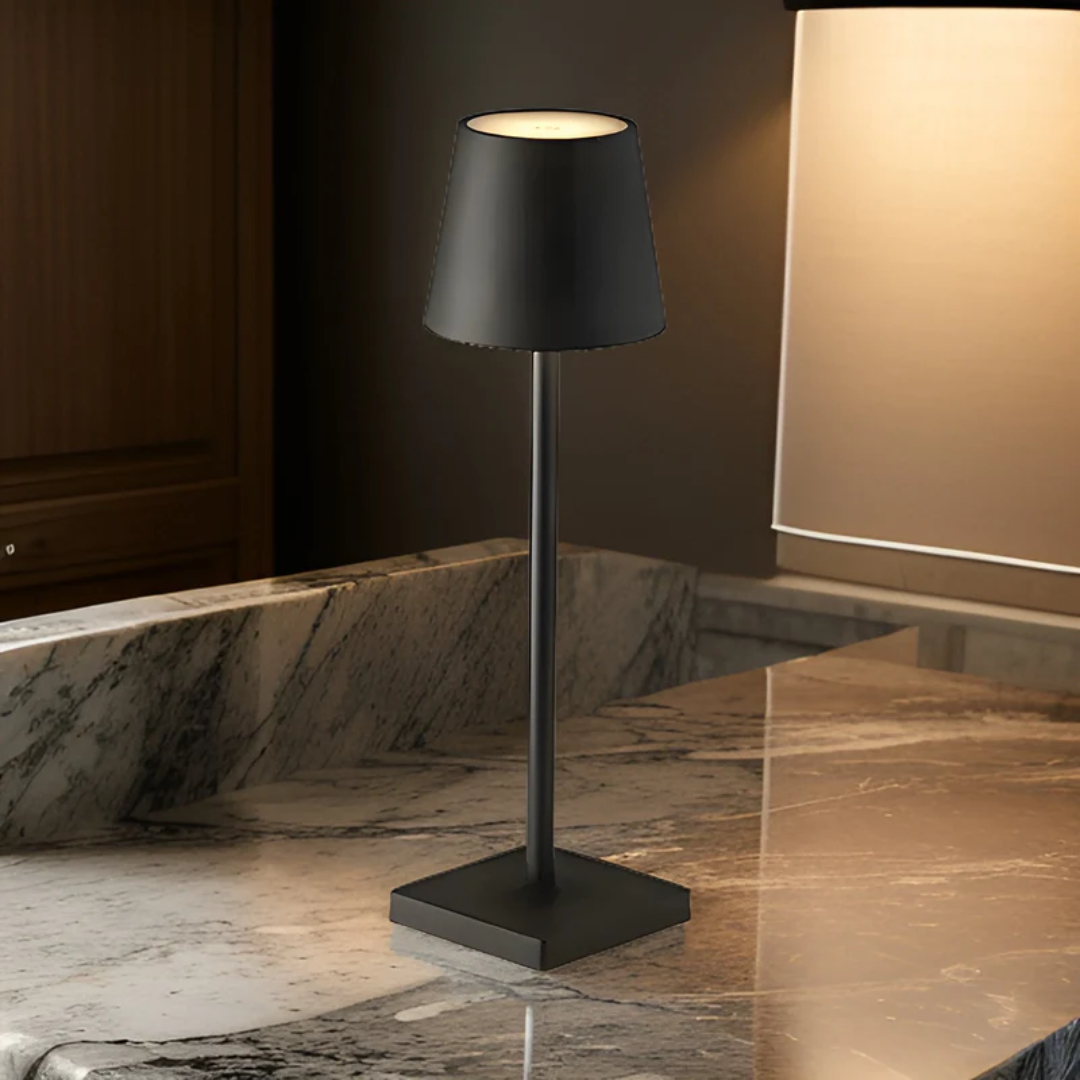 LUMINAIRE – Elegant Wireless Rechargeable Table Lamp