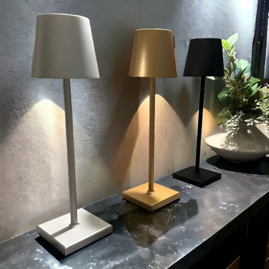 LUMINAIRE – Elegant Wireless Rechargeable Table Lamp