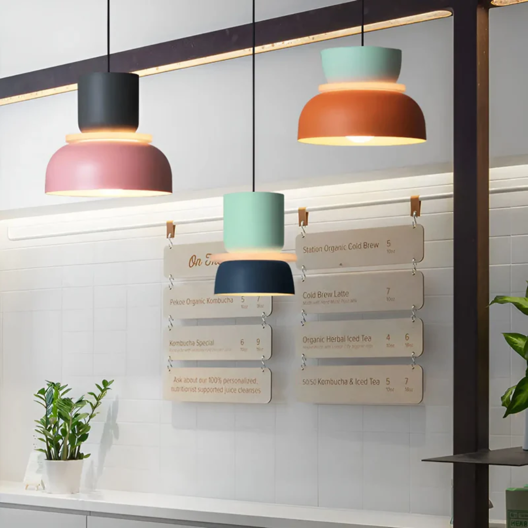 LUMINOUS MACARON – Colorful LED Pendant Light