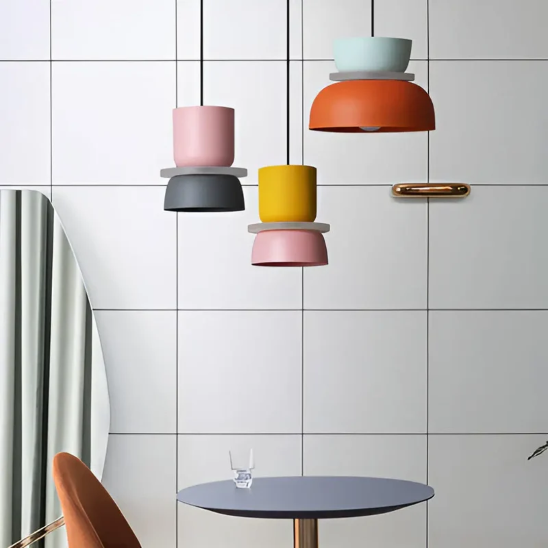 LUMINOUS MACARON – Colorful LED Pendant Light