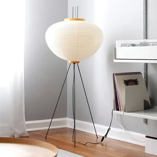 LUMINAIRE – Elegant Rice Paper Floor Lamp