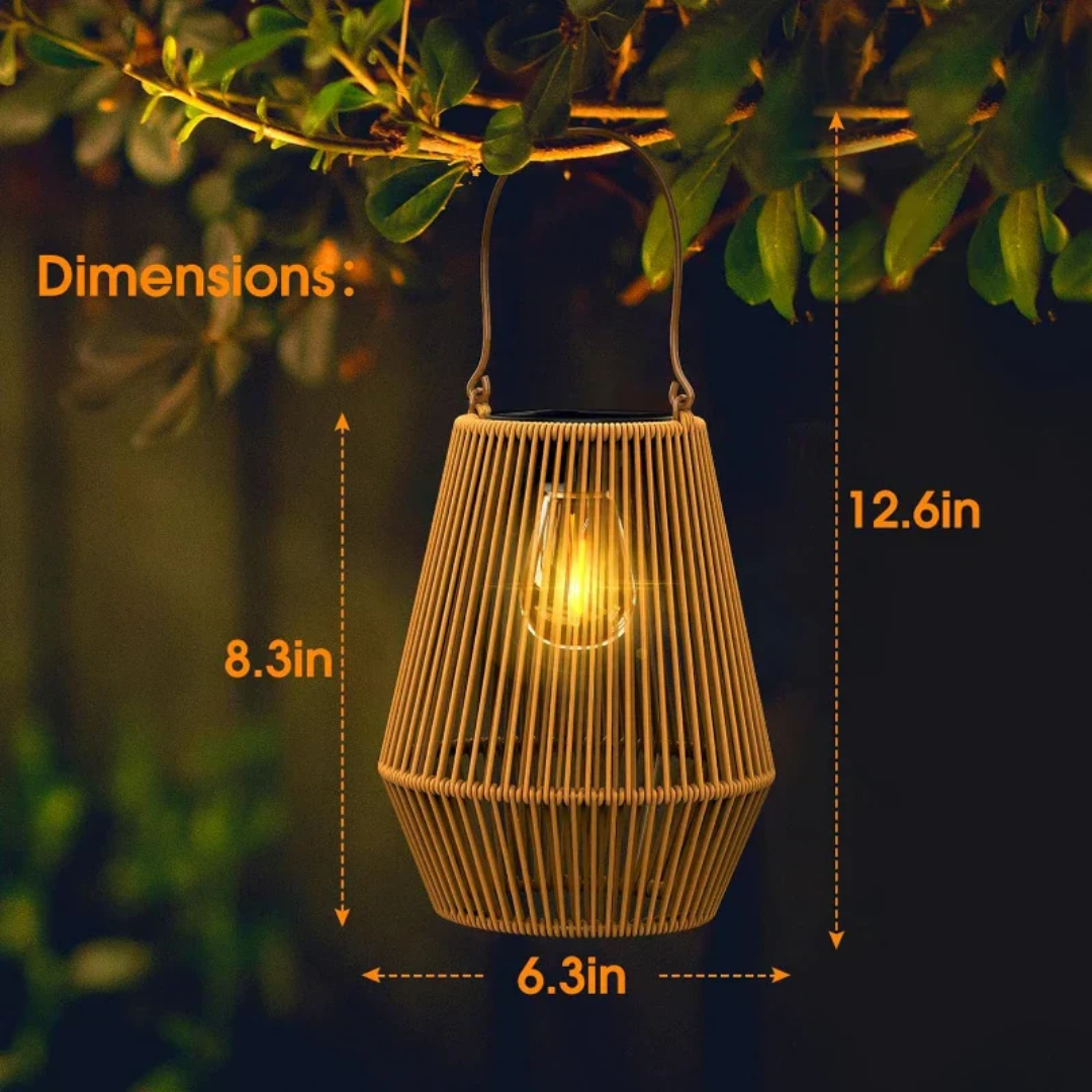 LUMINAIRE – Handcrafted Solar Garden Lantern