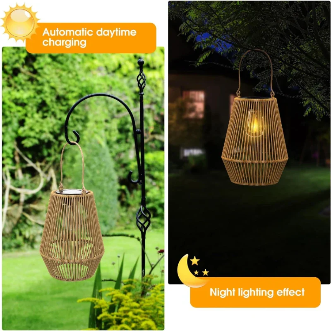 LUMINAIRE – Handcrafted Solar Garden Lantern