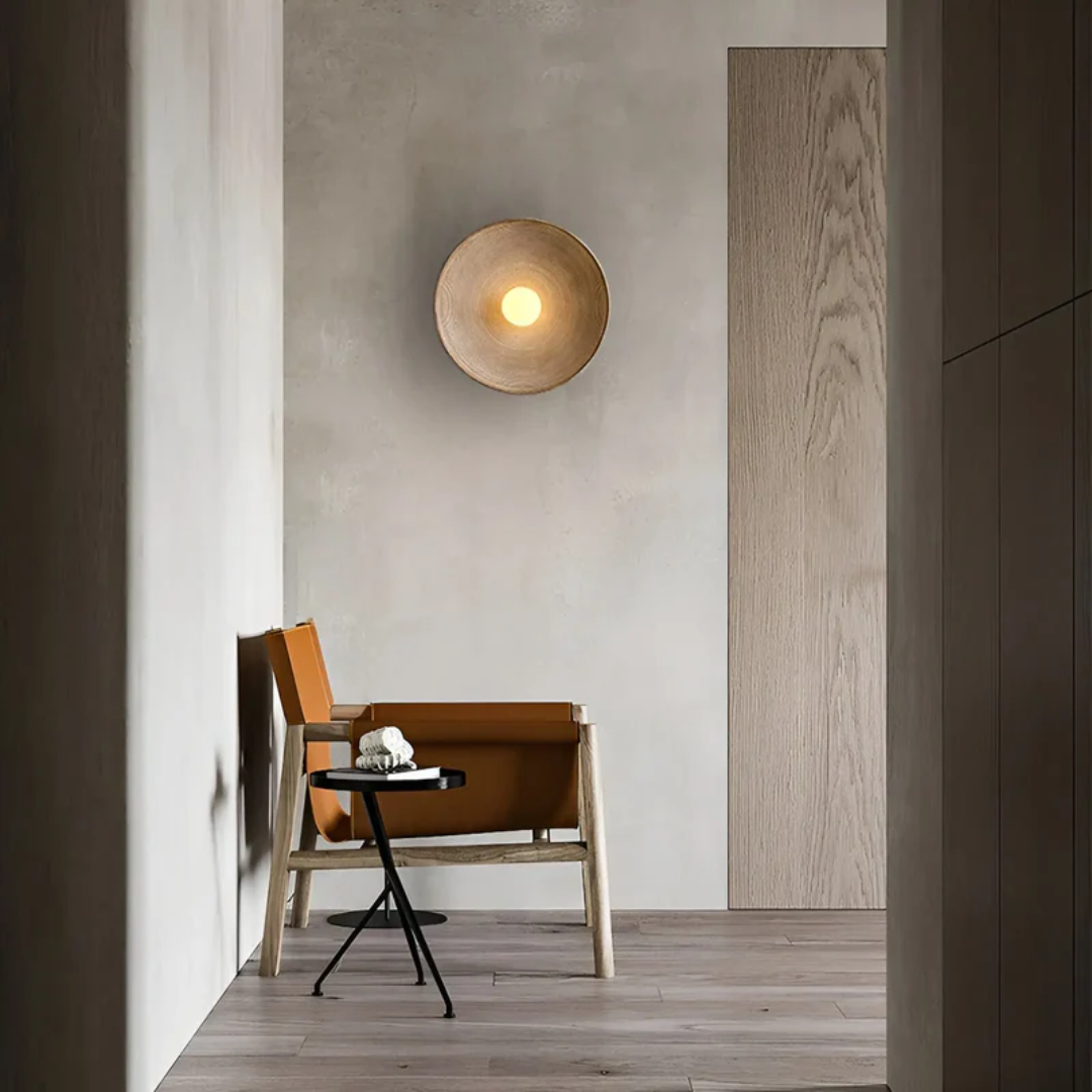 LUMINAIRE – Elegant Wabi-Sabi Wall Light