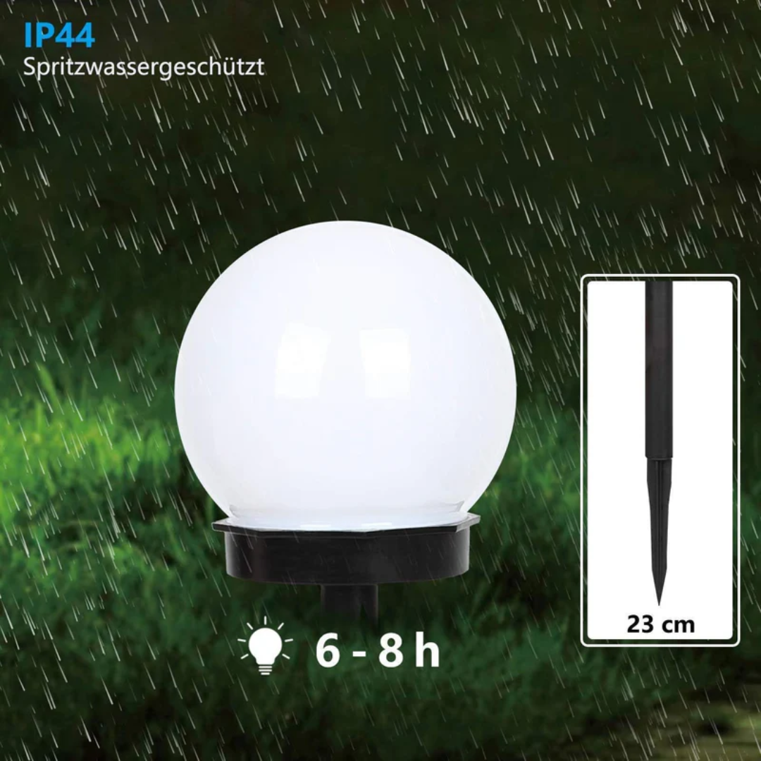 LUMINAIRE SPHERE – Elegant Solar Garden Orbs