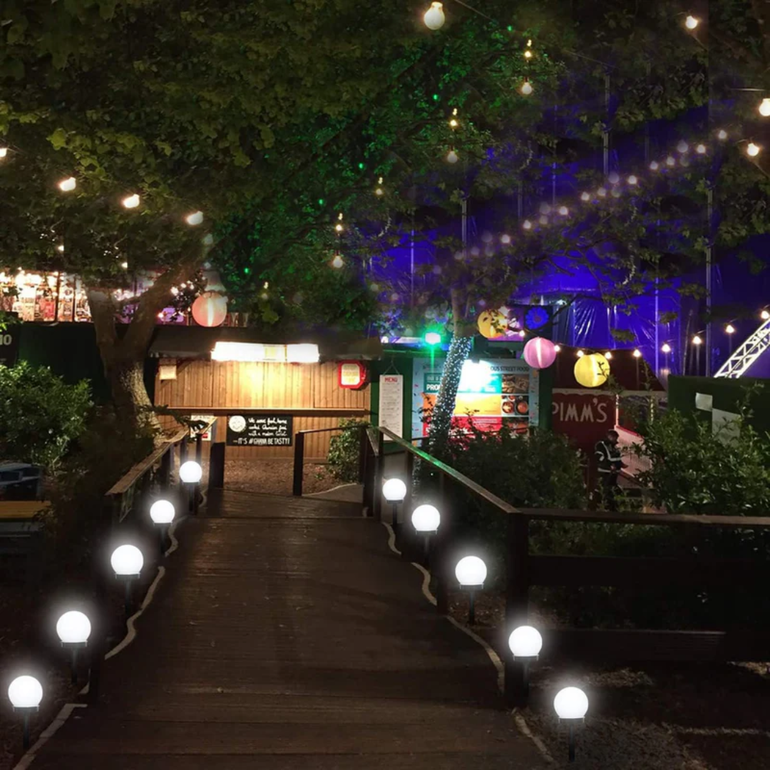 LUMINAIRE SPHERE – Elegant Solar Garden Orbs