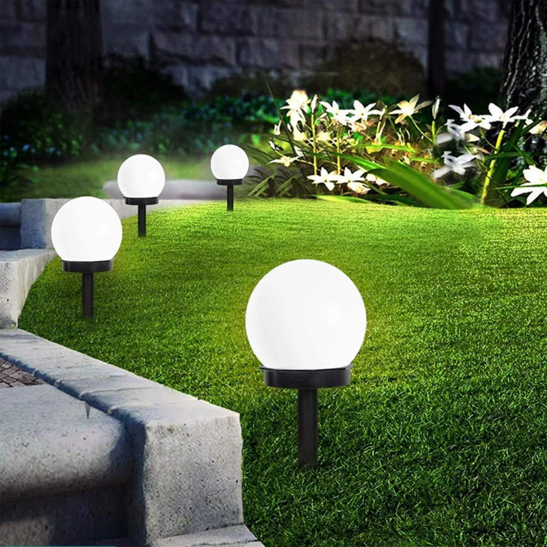 LUMINAIRE SPHERE – Elegant Solar Garden Orbs