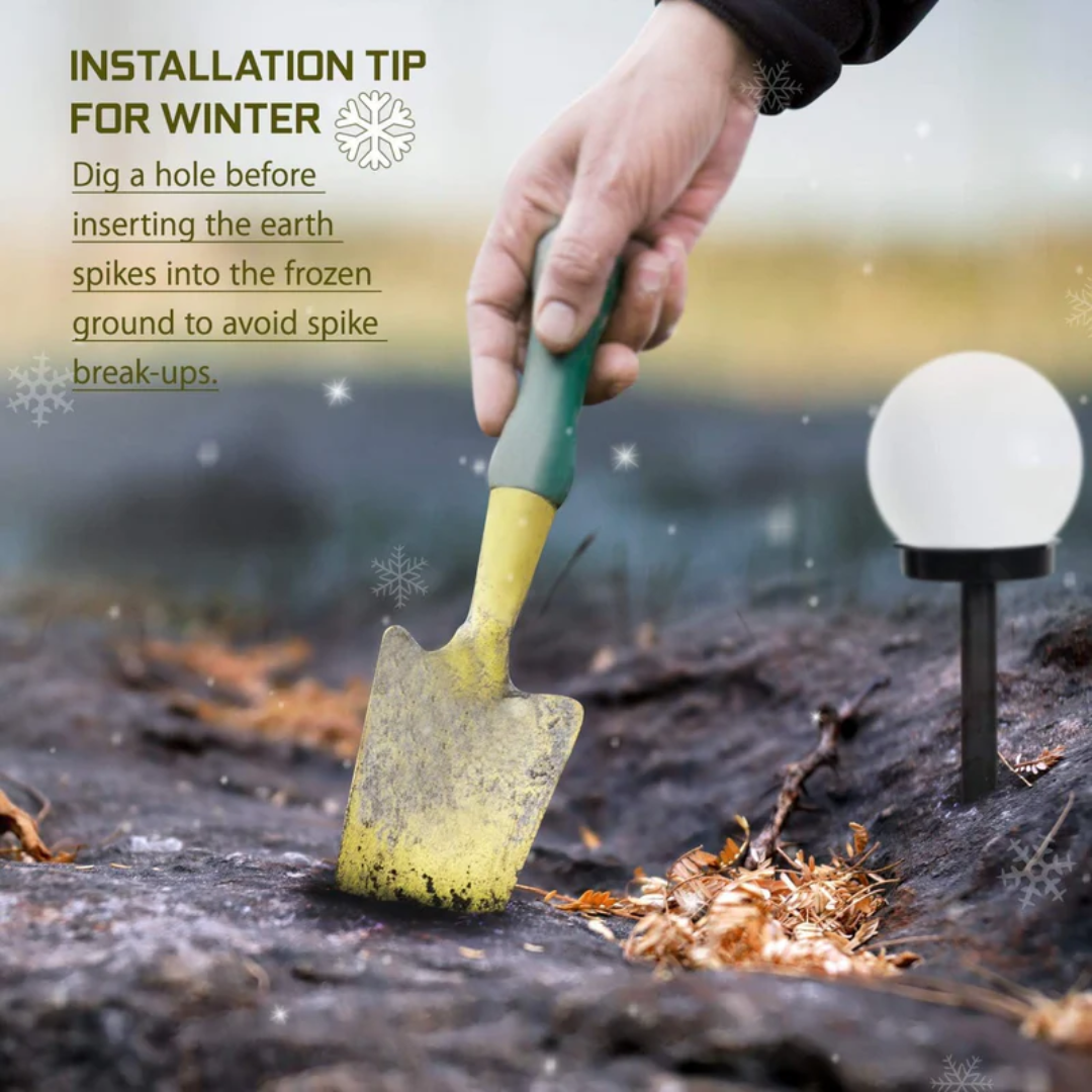 LUMINAIRE SPHERE – Elegant Solar Garden Orbs