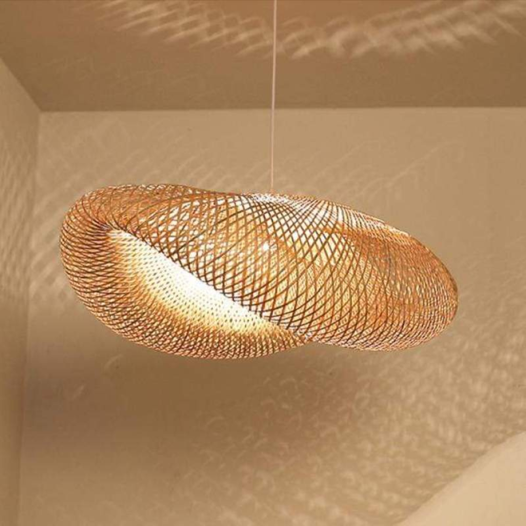 BAMBOO GLOW – Elegant LED Hanging Lamp