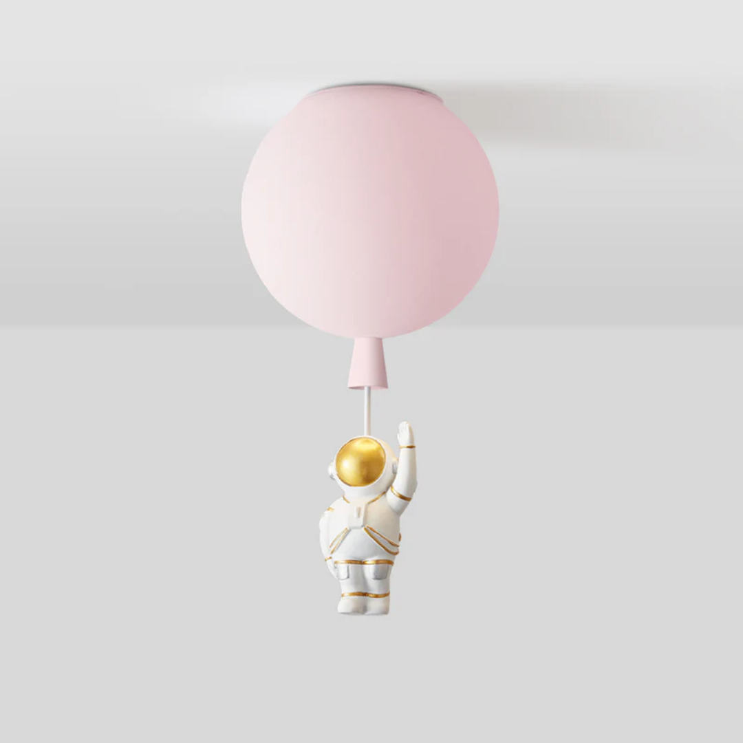 LUNARIS – Enchanting Astronaut Ceiling Light for Kids