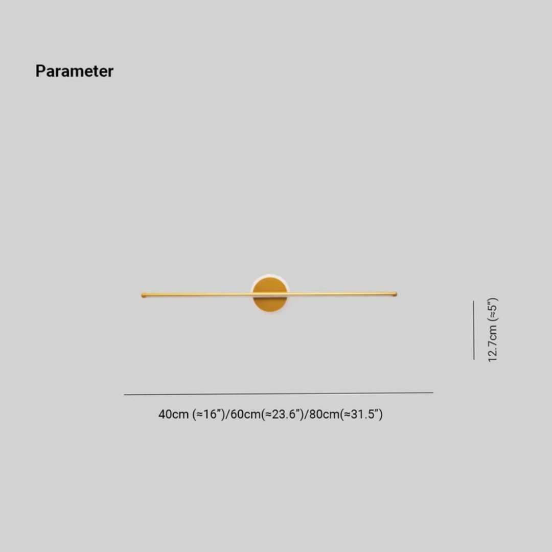 LUMINOUS EDGE – Modern LED Wall Light for Elegant Ambiance