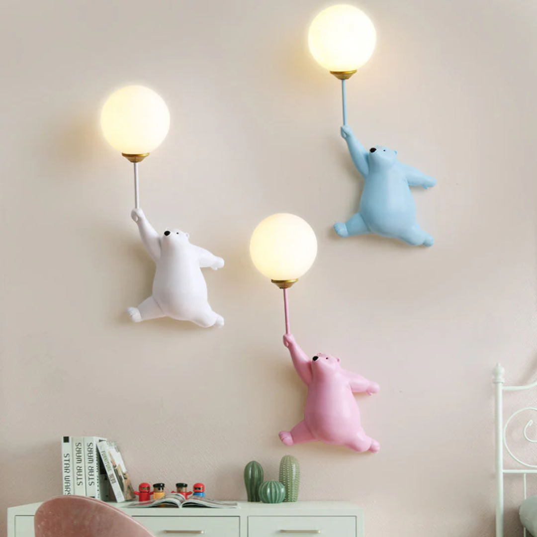 BEARLUXE – Adorable LED Wall Lamp for Kids