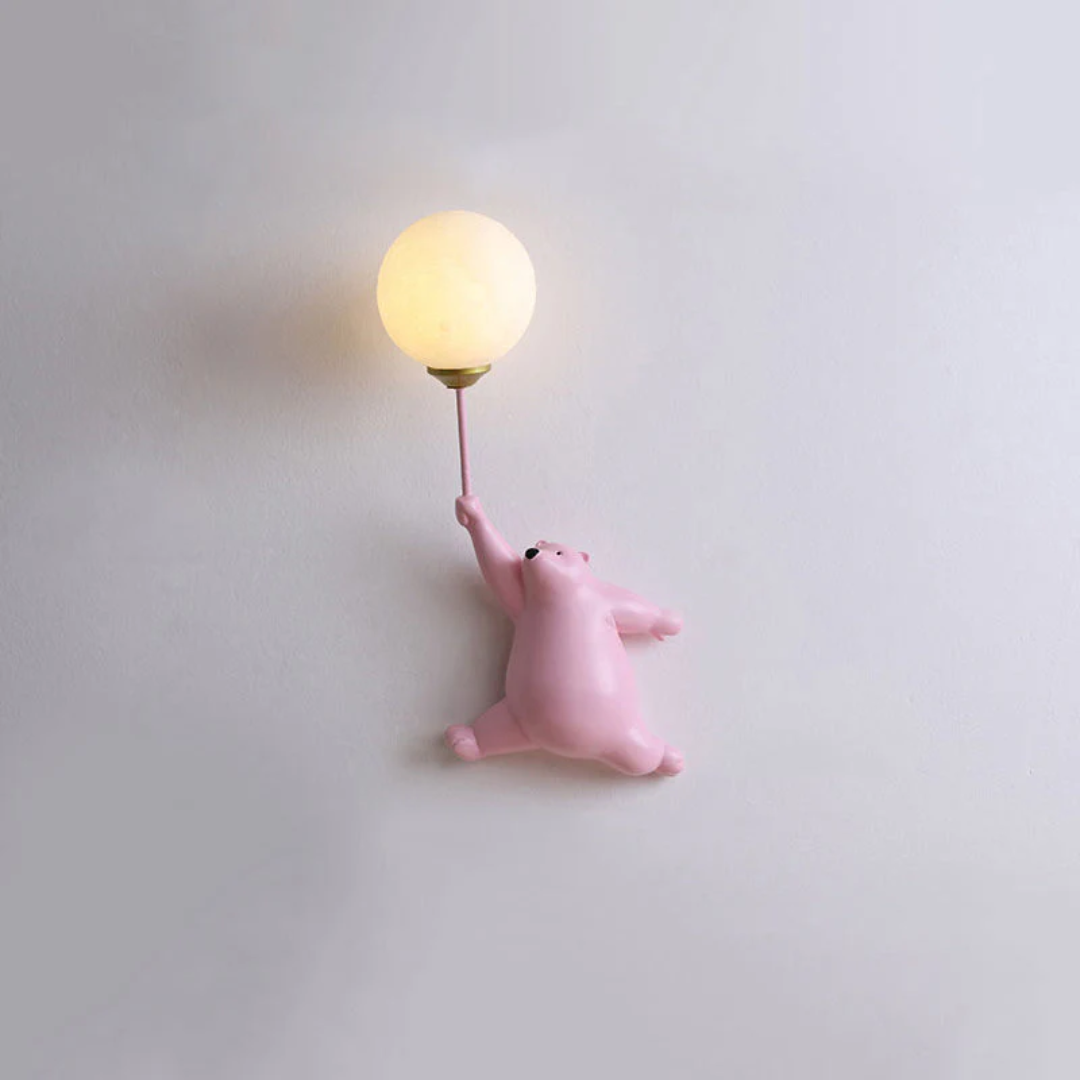 BEARLUXE – Adorable LED Wall Lamp for Kids