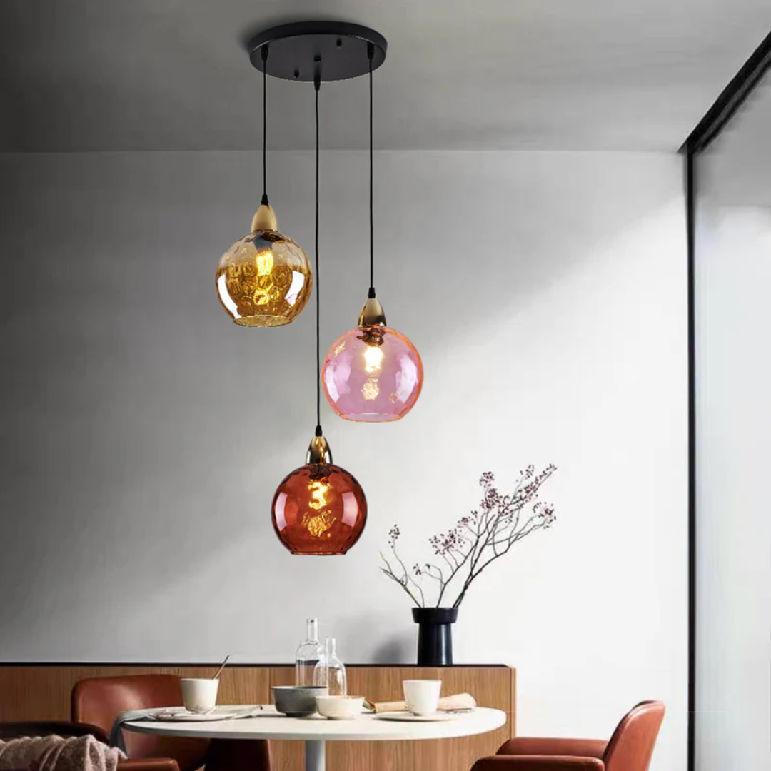 AQUILIS – Elegant 3-Lamp Cluster Pendant Light