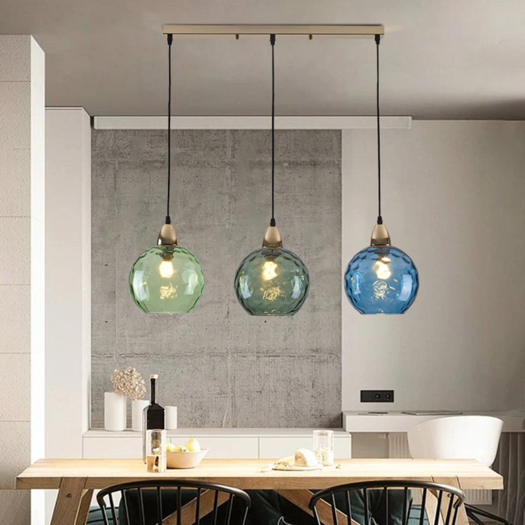 AQUILIS – Elegant 3-Lamp Cluster Pendant Light