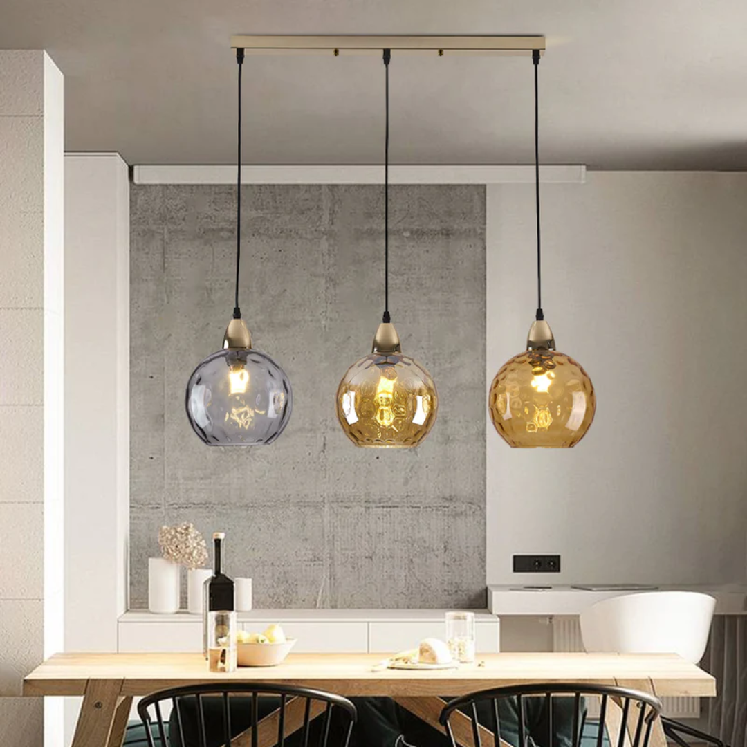 AQUILIS – Elegant 3-Lamp Cluster Pendant Light