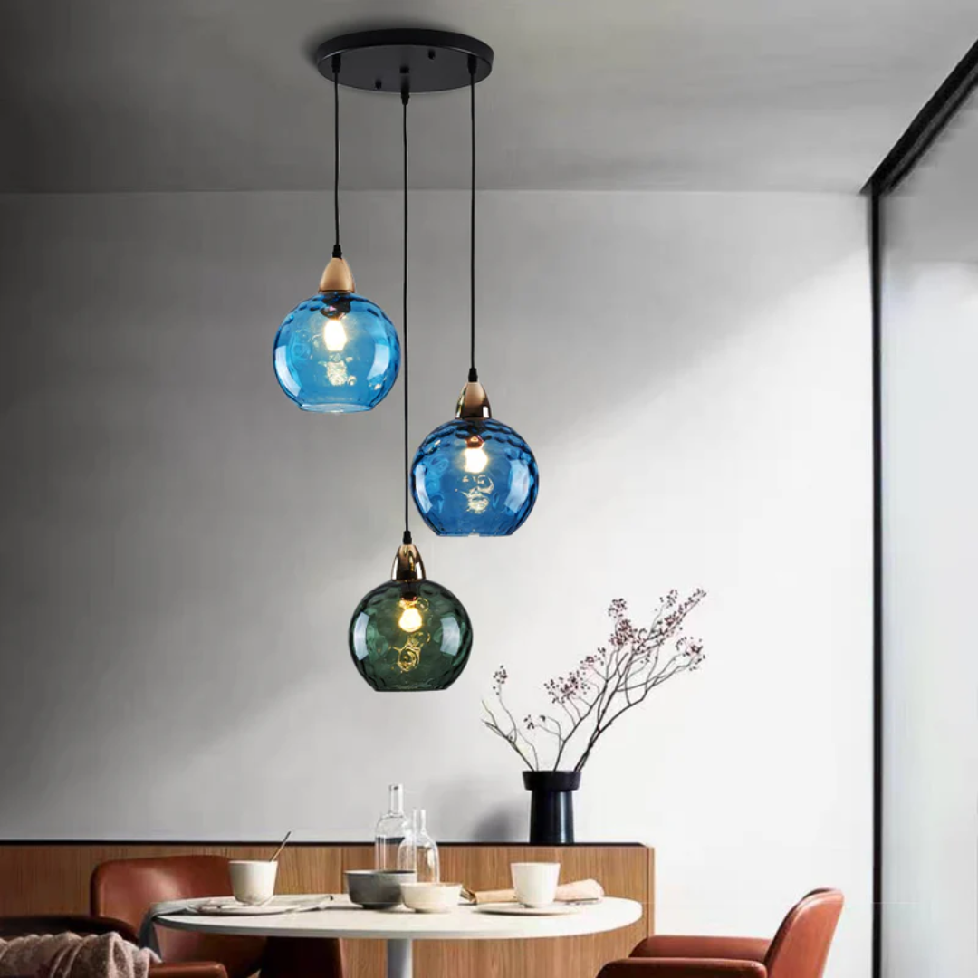 AQUILIS – Elegant 3-Lamp Cluster Pendant Light