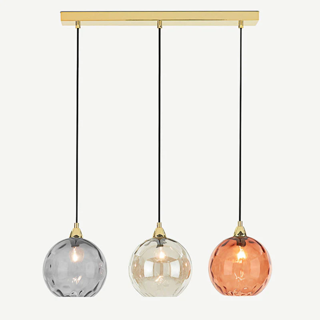 AQUILIS – Elegant 3-Lamp Cluster Pendant Light