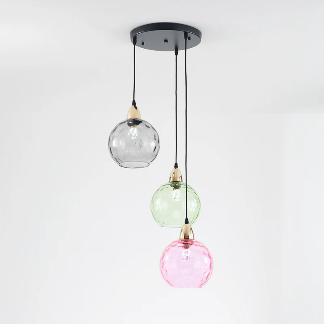 AQUILIS – Elegant 3-Lamp Cluster Pendant Light
