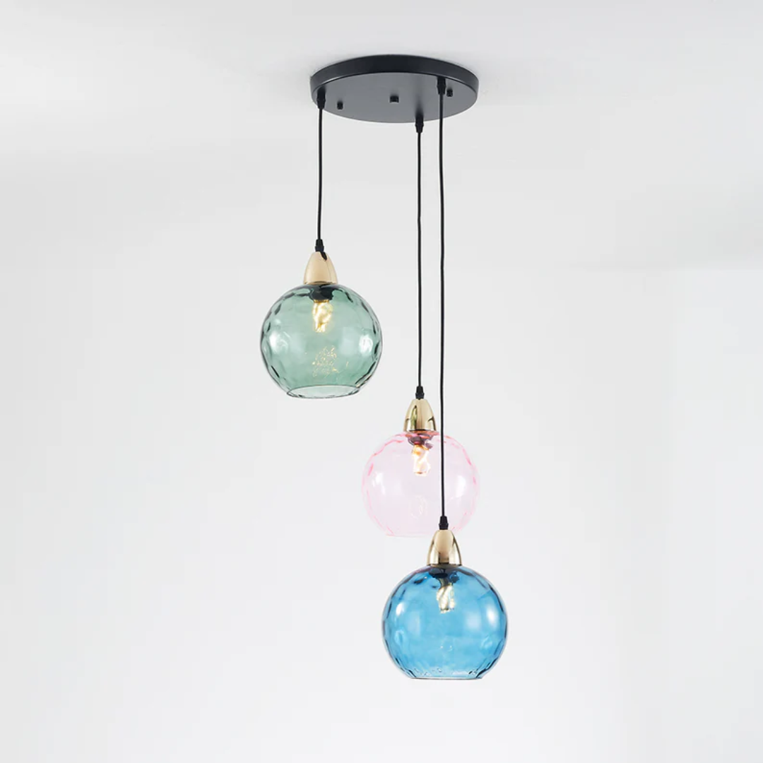AQUILIS – Elegant 3-Lamp Cluster Pendant Light