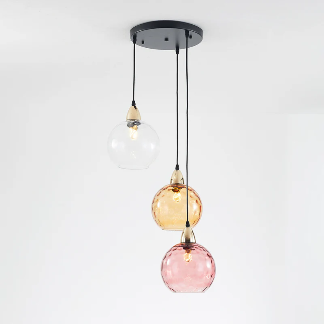 AQUILIS – Elegant 3-Lamp Cluster Pendant Light