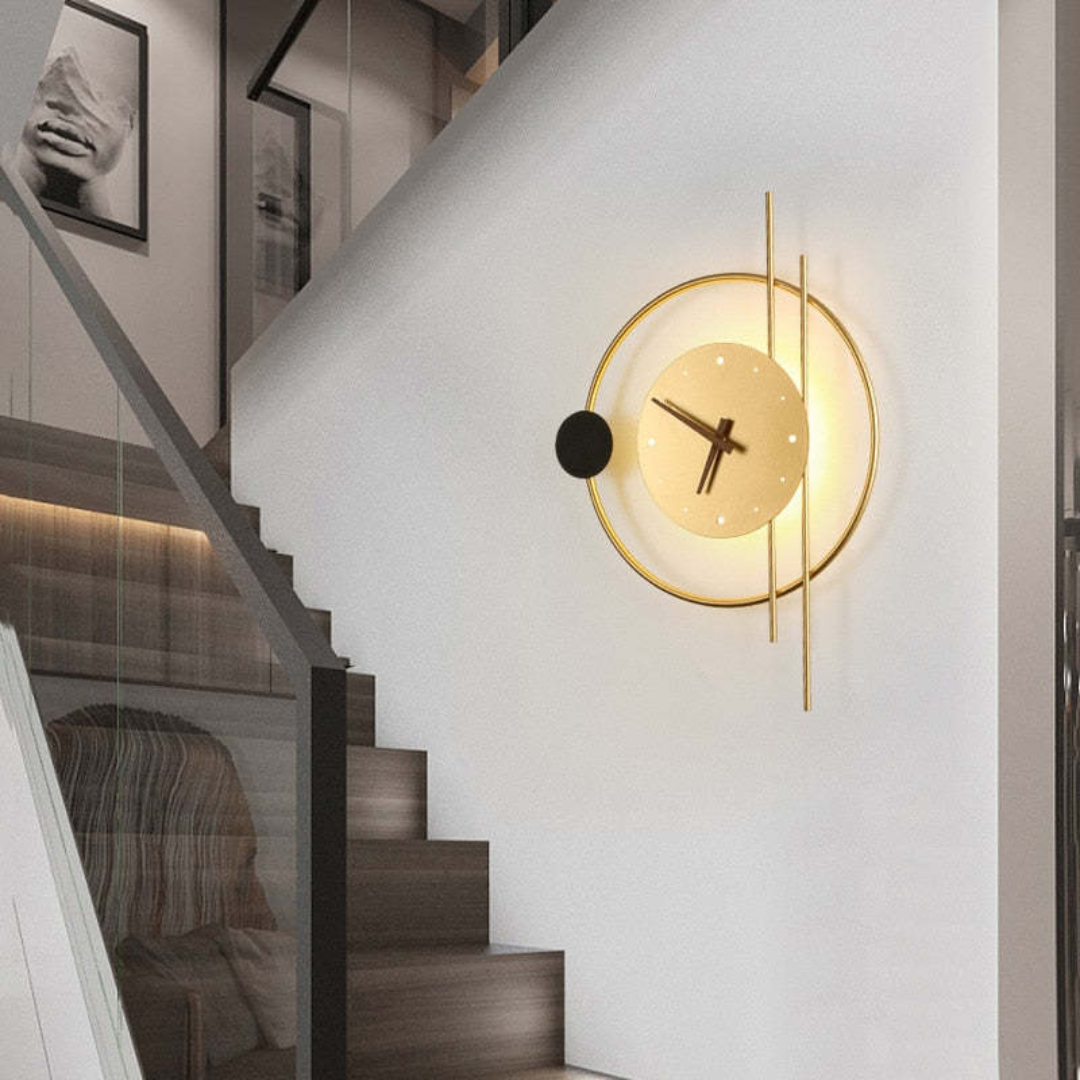 LUMINA – Elegant LED Wall Clock Light