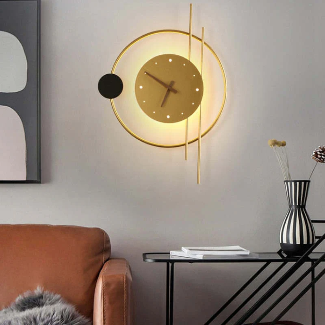 LUMINA – Elegant LED Wall Clock Light