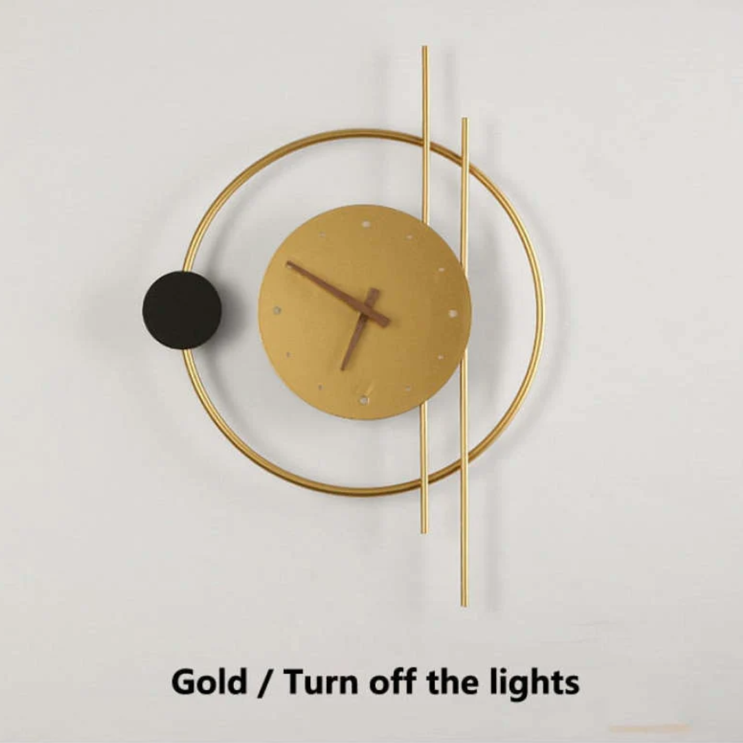 LUMINA – Elegant LED Wall Clock Light