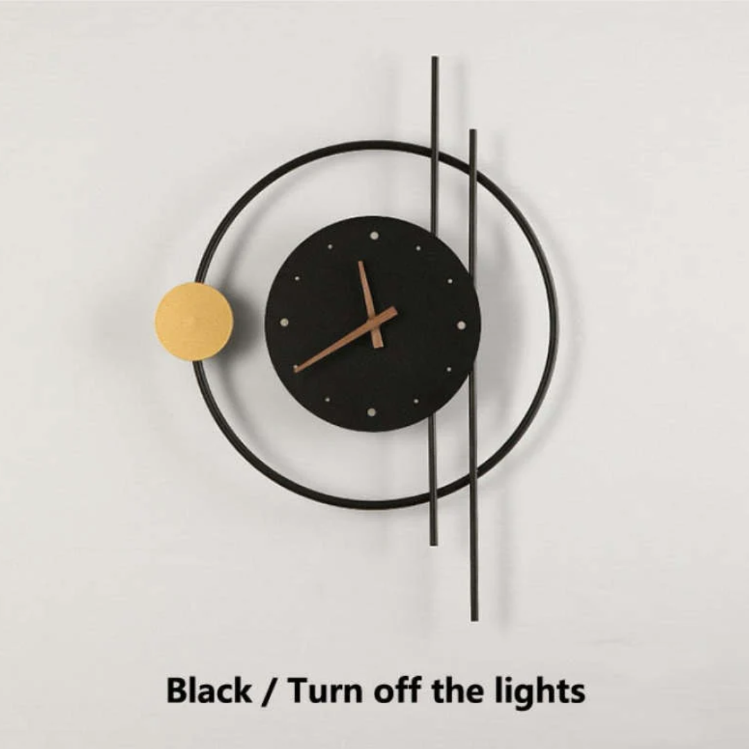 LUMINA – Elegant LED Wall Clock Light