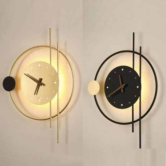 LUMINA – Elegant LED Wall Clock Light