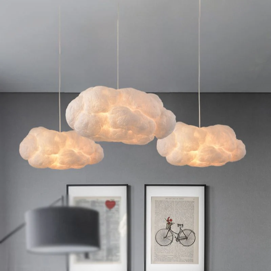 CLOUDLUXE – Elegant LED Pendant Lamp for Cozy Spaces