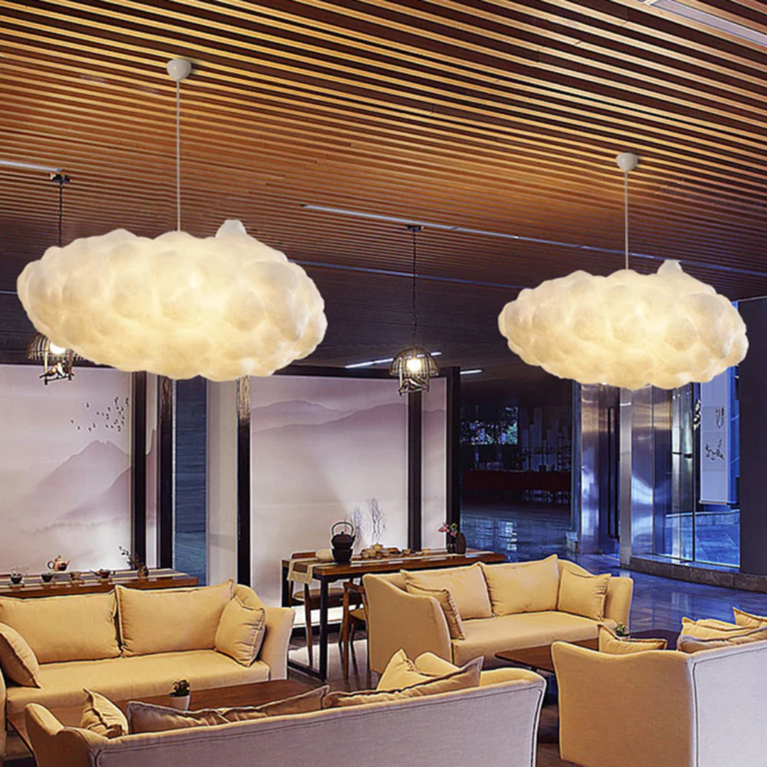 CLOUDLUXE – Elegant LED Pendant Lamp for Cozy Spaces