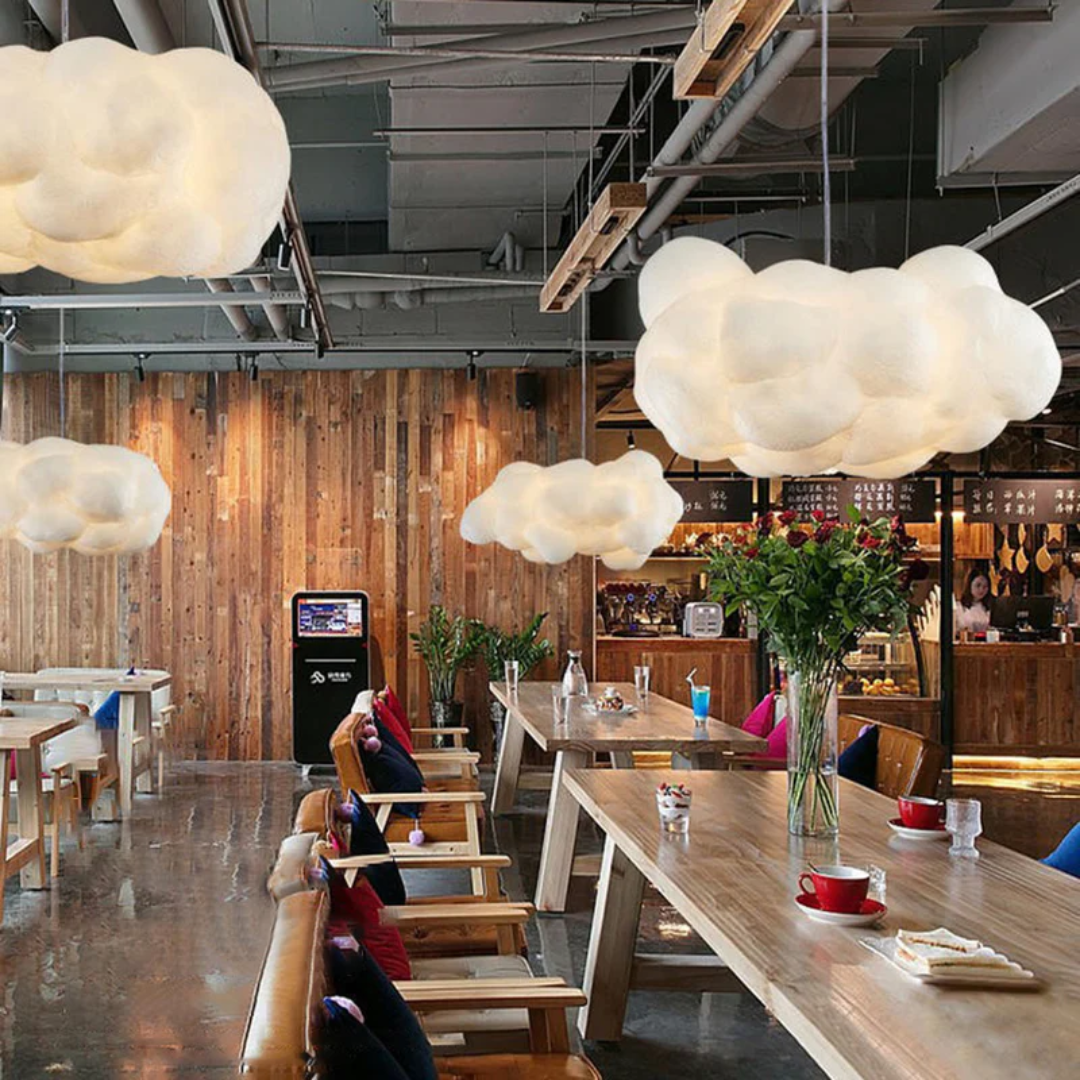 CLOUDLUXE – Elegant LED Pendant Lamp for Cozy Spaces