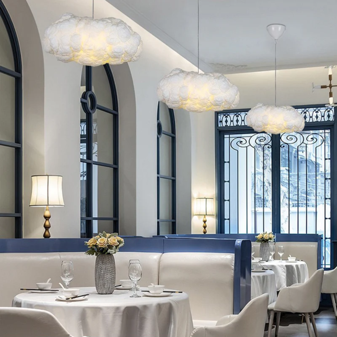 CLOUDLUXE – Elegant LED Pendant Lamp for Cozy Spaces