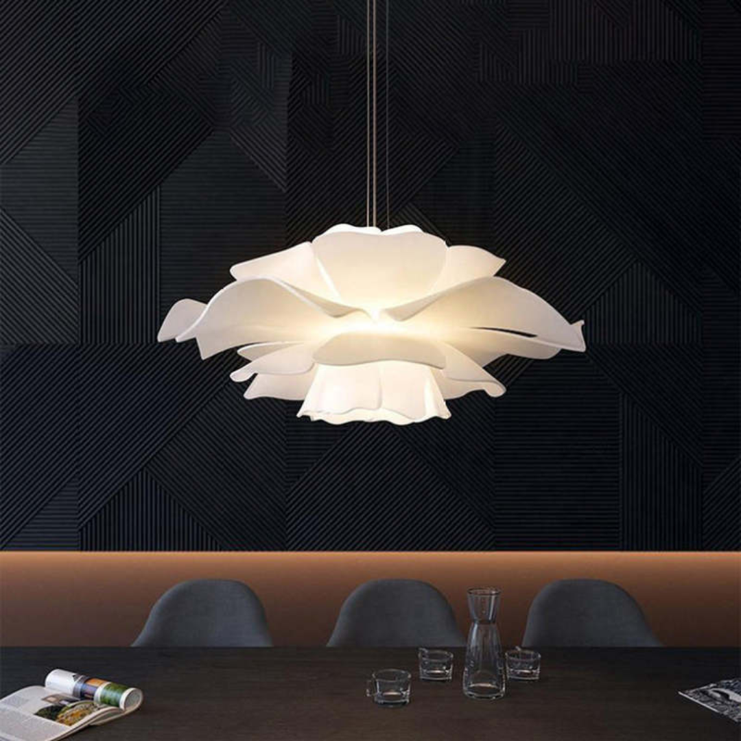 LUMINAIRE BLOOM – Elegant Flower-Shaped Pendant Lamp