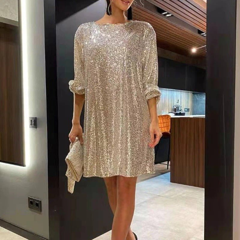 Glamorous Sequin Mini Party Dress