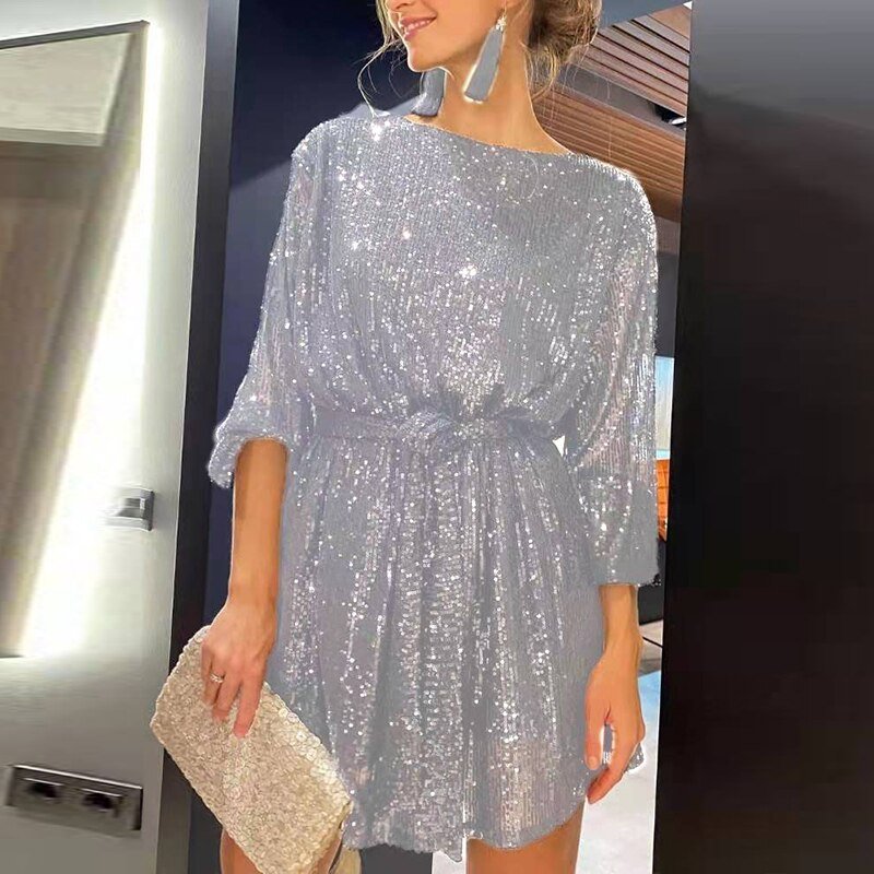 Glamorous Sequin Mini Party Dress