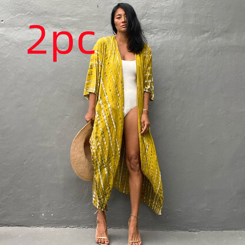 Elegant Sun Protection Beach Dress Cover-Up