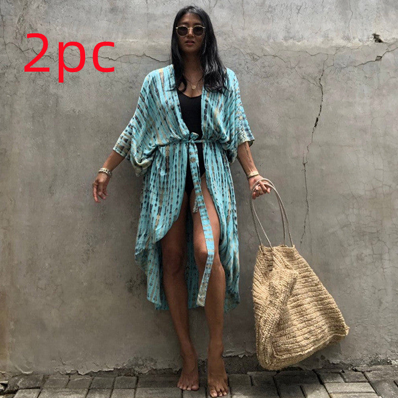 Elegant Sun Protection Beach Dress Cover-Up