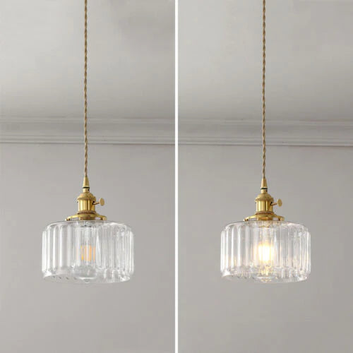 LUMINAIRE – Vintage Crystal Pendant Lamp
