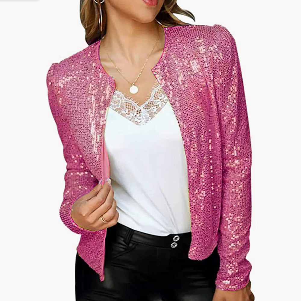 Elegant Shimmering Blazer for Women