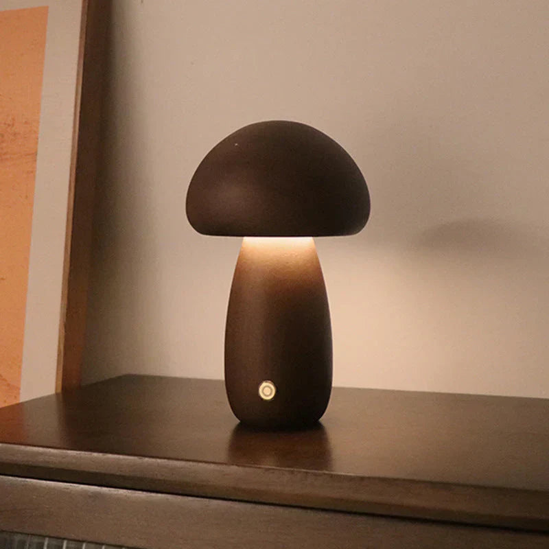 LUMISHROOM – Enchanting Wooden Mushroom Night Light