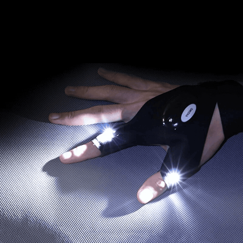 Innovative Fingerless LED Work Gloves