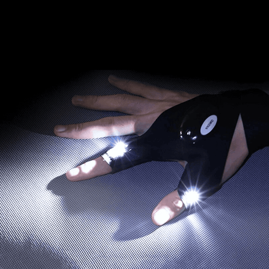 Innovative Fingerless LED Work Gloves