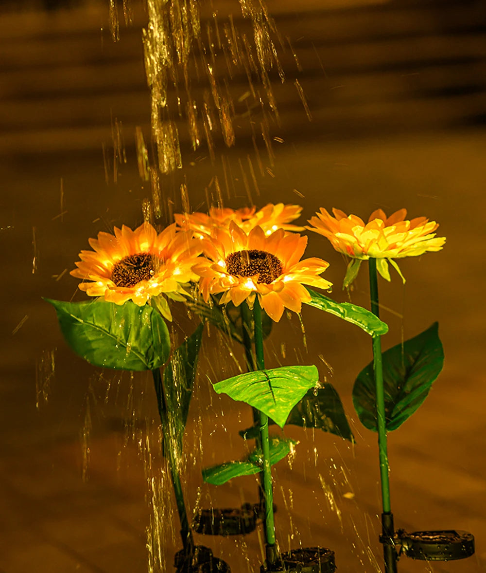 SUNSHINE BLOOM – Realistic Solar-Powered Garden Lamp