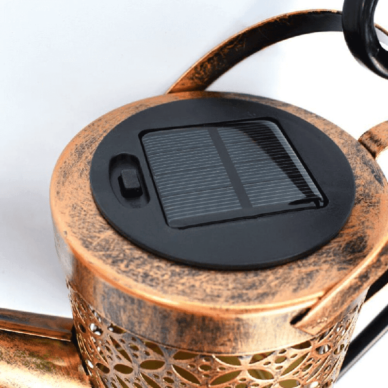Enchanting Solar-Powered Watering Can Light