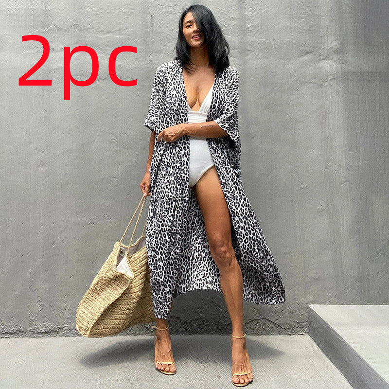 Elegant Sun Protection Beach Dress Cover-Up